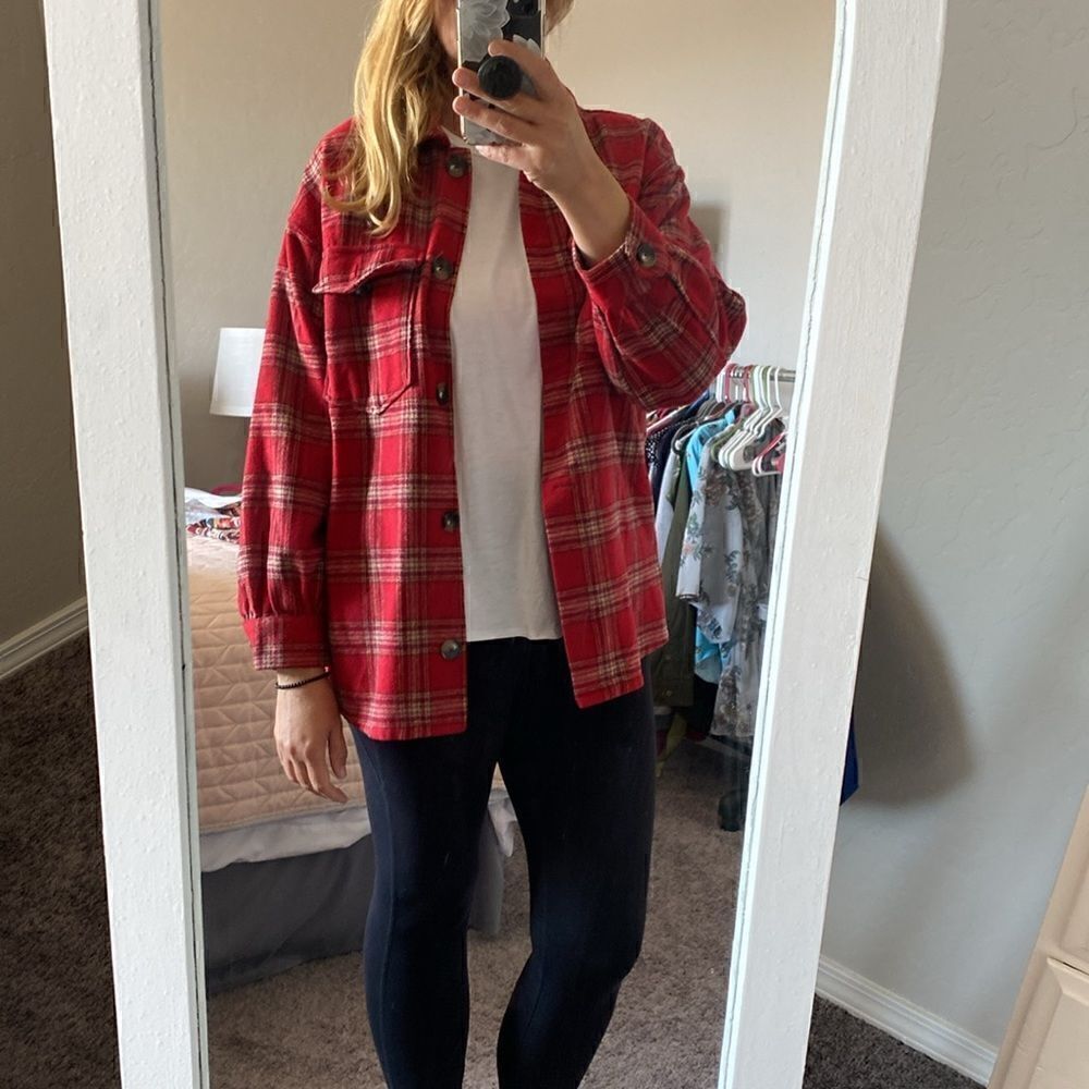 Heavy Red Flannel - Picture 2 of 6